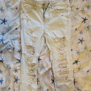 American Eagle High Rise Jeggings Crop